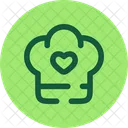 Chef Hat Heart Icon