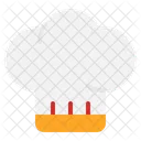 Chef Hat Cooking Cap Kitchen Wear Icon