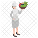 Vegetable Bucket Vegetable Container Green Grocery Icon