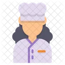 Chef Avatar Woman Icon