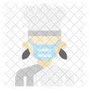 Chef Cooker Woman Icon