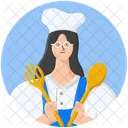 Chef Profession Face Icon