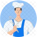 Chef Man Male Icon
