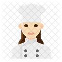 Chef Woman Occupation Female Cook Icon