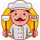 Illustration Chef Cartoon Icon