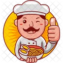 Illustration Chef Cartoon Icon