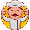 Illustration Chef Cartoon Icon
