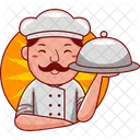 Illustration Chef Cartoon Icon