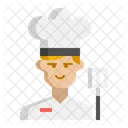 Chef Male Kitchen Appliances Icon