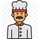 Chef Masculino Chef Cocinero Icono