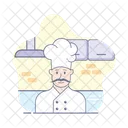 Chef Masculino Chef Profesional Chef Hombre Icono