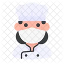 Chef Avatar Mujer Icono