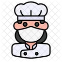 Chef Avatar Mujer Icono