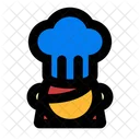 Chef feminina  Icon