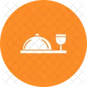 Chef Platter With Drink  Icon