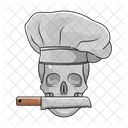 Chef Skull Chef Cook Icon