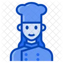Chef Woman Occupation Female Cook Icon