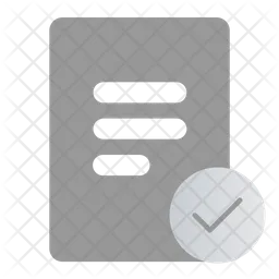 Cheklist Note  Icon