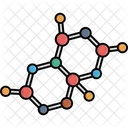 Chemical Atom Atoms Hexagons Icon