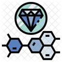 Chemical Composition Diamond Physics Icon