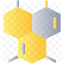 Chemical Connection Hexagon Icon