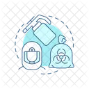 Chemical disinfection  Icon