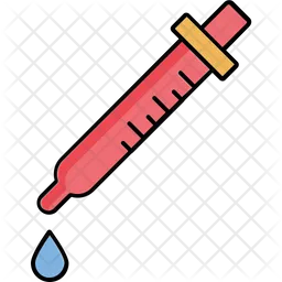 Chemical dropper  Icon