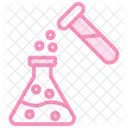 Chemical Experiment Duotone Line Icon Icon