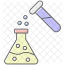 Chemical Experiment Lineal Color Icon Icon
