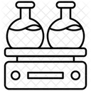 화학 실험  아이콘