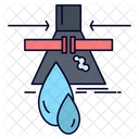 Chemical Factory Chemical Leak Leak Detection Icon