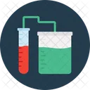Chemical Flask Lab Glassware Lab Research Icon