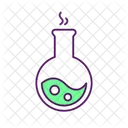 Chemical flask green  Icon