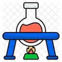 Chemical Flask Lab Apparatus Experiment Icon