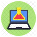 Chemical Flask Lab Apparatus Online Experiment Icon