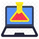 Chemical Flask Lab Apparatus Online Experiment Icon