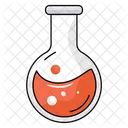 Chemical Reaction Chemical Flask Lab Accessory Icon