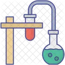 Chemical Flasks Chemistry Experiment Lab Glassware Icon