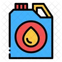 Fluid Chemical Liquid Container Icon