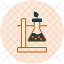 Chemical Reaction Analysis Experiment Icon