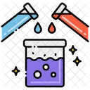 Chemical Reaction Experiment Flask Icon