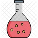 Chemical Reaction Drug Reaction Lab Flasks Icon
