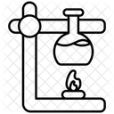 Chemical Reaction Chemistry Lab Apparatus Icon