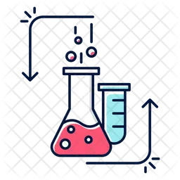 Chemical Reaction In Lab Flask  Icon