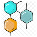 Nodes Network Chemical Structure Chemical Bonding Icon