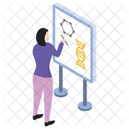 Chemical Structure Presentation  Icon