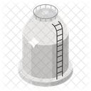 Chemical Tank Liquid Container Refinery Icon