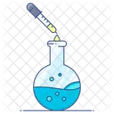 Chemical Test Chemistry Flask Lab Practical Icon