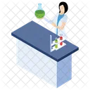 Chemical Testing Lab Experiment Laboratory Test Icon