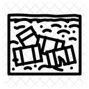 Buried Chemical Waste Icon